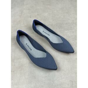 Rothy's Women’s The Point Flats Navy US Size 8 Retail $155